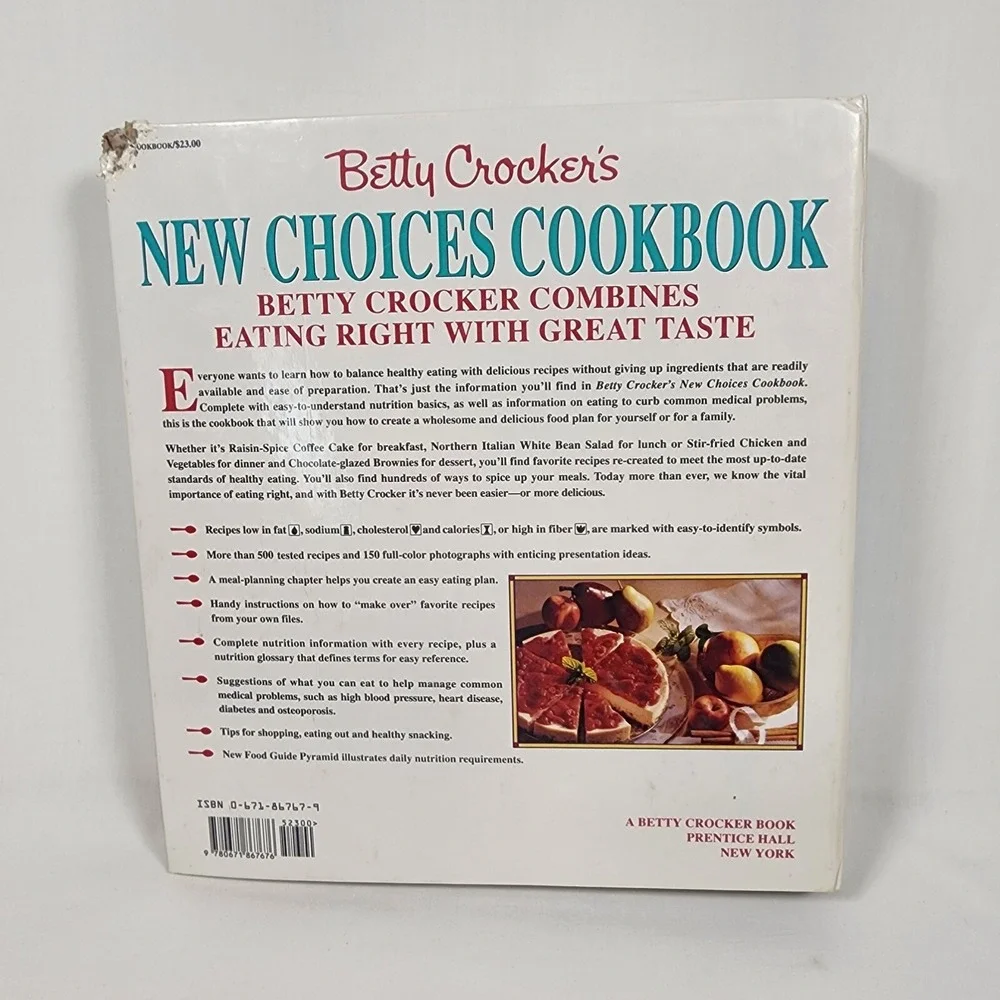 Betty Crocker's New Choices Cookbook More Than 500‎ Great-Tasting Easy Recipes